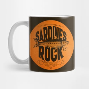 Orange Sardines & Rock Mug